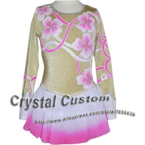 Hot Sales Custom Figure Skating Dresses For Women Elegant New Brand Vogue Ice Skating Dresses For Competition DR2903