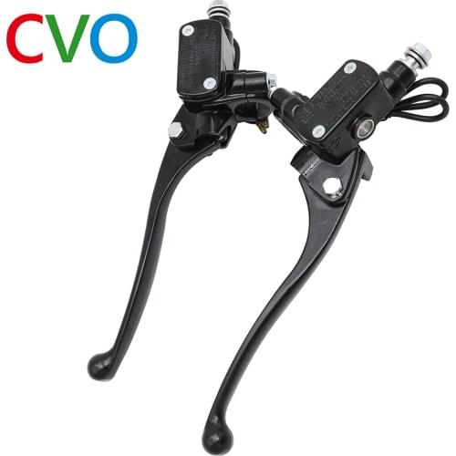 Front Left Right Master Cylinder Lever Pump Electric Motorcycle Bicycle Scooter Brake Pumps Front Rear Disc Hydraulic Brake Pump