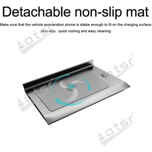 QI Car wireless charger For Volkswagen Tharu 2019 Volkswagen Tiguan L 2018 - 2019 Charging Car Phone Holder for iphone / Samsung