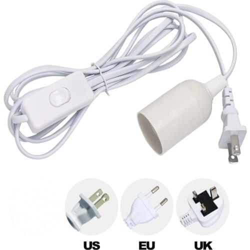 Extension Hanging Lantern Cord Cable 5.9Ft E26/E27 Hanging Lamp Kit with On/Off Switch for Kitchen Bedroom or Plant Growth light