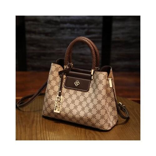 2020 Spring New Luxury Handbags Women Bags Boutique Fashion Bucket Bag Ladies Printed Shoulder Messenger Bag Large Capacity Bags