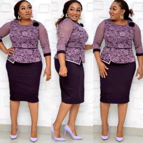 Weeding Evening Dresses For Women 2021 New Fashion Plus Size African Lace Dress Elegant Ladies South African Clothes Vestiods