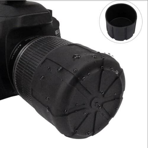 Universal Waterproof Silicon DSLR Camera Cover Lens Cap Protective Anti-Dust Fallproof SLR Camera Silicone Protector Lens Cover