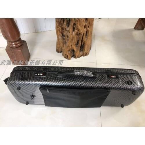 High quality strengthen fibre viola case,with 2 hand shank