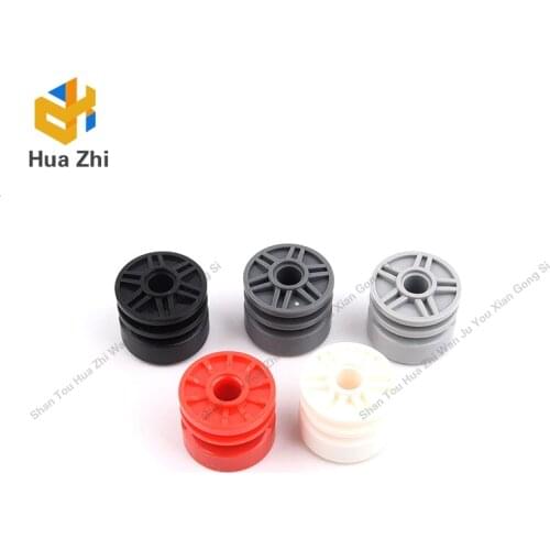 "Building Blocks Parts 55981 8PCS Wheel 18 x 14 with Pin Hole, Fake Bolts and Shallow Spokes LEGOING MOCS Education"