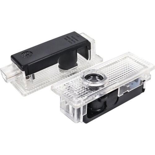 2PCS Car Door Lights Projector Shadow Ghost Welcome Emblem Lamp For Jaguar XE 2015-2017 F-TYPE 2013-2019 XEL 2019 Accessories