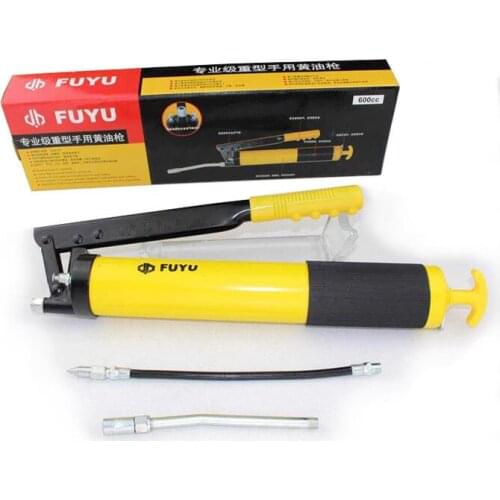 600CC Manual Control Car Professional Grip Grease Gun aluminium alloy Operated Grease Gun Tool Oil filling Equipment
