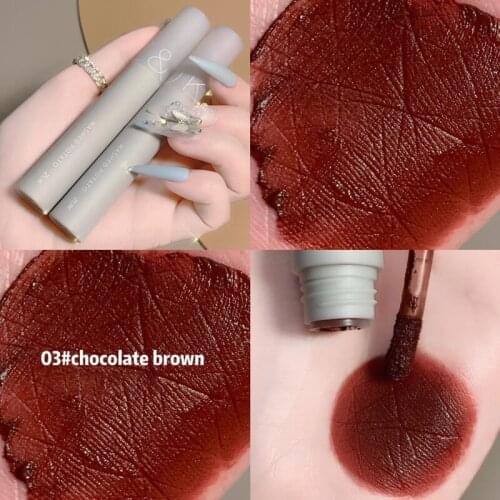 8 Colors Velvet Matte Lip Glaze Easy To Color Long Lasting Moisturizing Not Easy To Fade Makeup Cosmetics Maquillage TSLM1