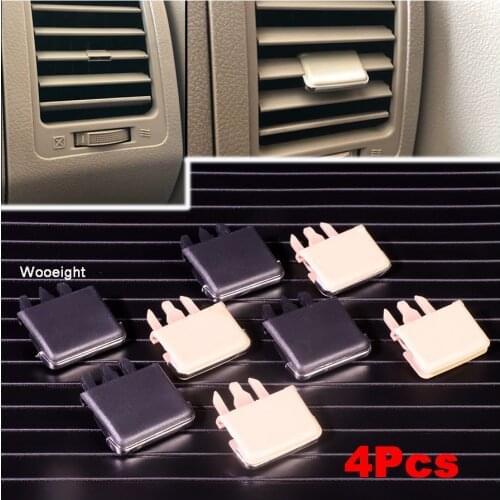 4Pcs For Toyota Corolla 2004 - 2008 2009 2010 Car Center Dash A/C Vent Louvre Blade Slice Air Conditioning Leaf Adjust Clip