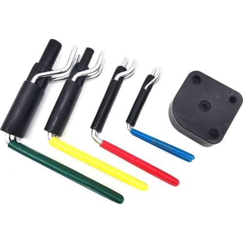 5Pcs Set Hydraulic Cylinder Piston Rod Seal U-Cup Installation Tool Kits Car Tool