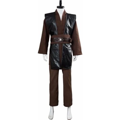 Anakin Skywalker Costume Darth Cosplay Uniform without Cloak Men Adult Halloween Carnival Costume Custom