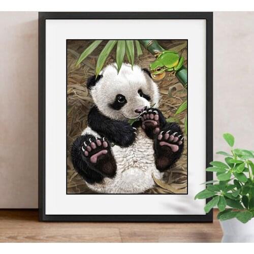 Diamond Mosaic Animal Diamond Embroidery Full Kit Sale Round Resin Drill Painting Rhinestone Home Decor