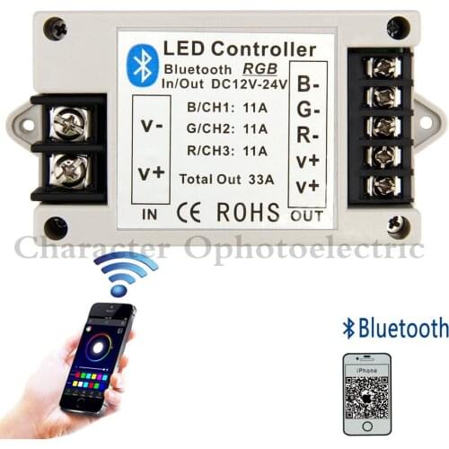 New DC 12V 24V 33A 42A ios/android Smartphone Bluetooth RGB RGBW led Controller BT Wireless Led Strip