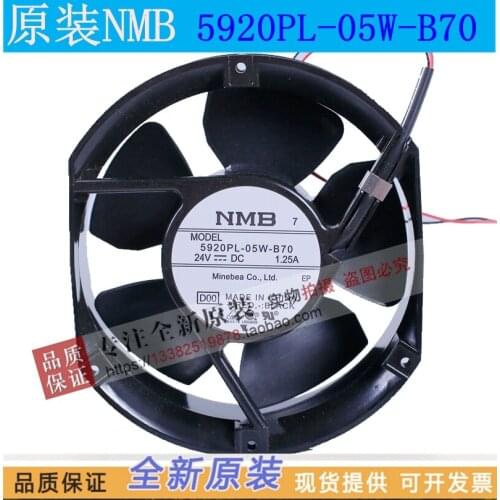 NEW NMB-MAT NMB 5920PL-05W-B70 17251 DC24V frequency Axial cooling fan