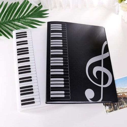 40 Pages A4 Size Piano Music Score Sheet Document File Folder Storage Organizer