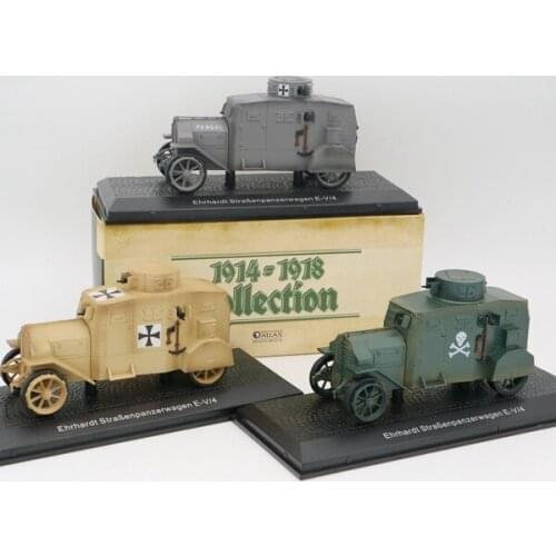 SALE 1:43 Ehrhardt atlas World War I German armored car full alloy car model ornaments