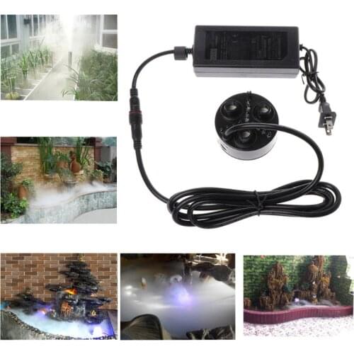 3 Head Mist Maker Atomizer Ultrasonic Air Humidifier Fogger Nebulizer US Plug Whosale&Dropship