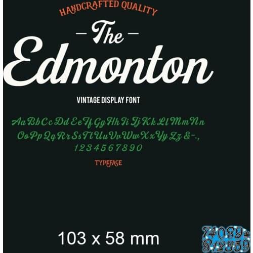 Cutting Dies Letter New Metal Stencils DIY Scrap Booking Paper Cards Making Decoration