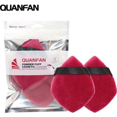 Makeup Puff Cosmetics Puff Rhombus 2 Pieces Foundation Loose Powder Puff Dry And Wet Soft Makeup Tools