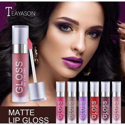 Long Lasting Matte Sexy Liquid Lip Gloss Lipsick Waterproof Cosmetic Beauty Makeup Tools
