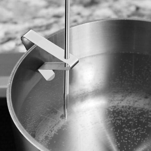 Stainless Steel Barbecue BBQ Thermometer Probe Clip Holder Coffee Cup Clamp Oven Kitchen Accessories Baking Tools