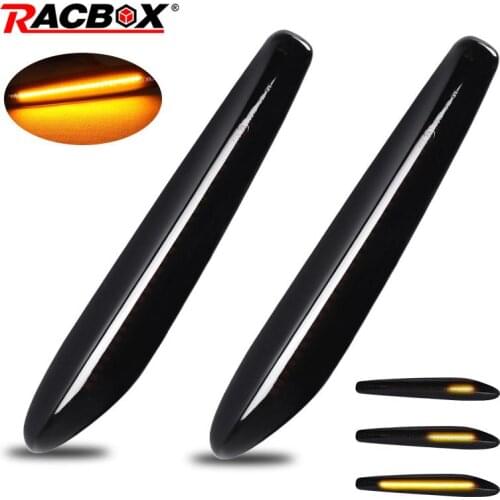 Dynamic LED Side Marker Lights Arrow Amber Smoke Turn Signal Blinker Lamps For Alfa Romeo 159 Sportwagon Boera Spider TYP 939