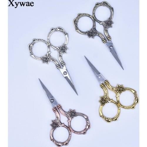 Vintage Scissors for Sewing Cutting Needlework Tailor Handicraft Embroidery Fabric Retro Small Antique Diy Craft Sewing Tools