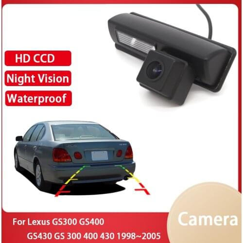 Rear camera For Lexus GS300 GS400 GS430 GS 300 400 430 1998~2005 CCD Full HD Night Vision Backup Camera high quality RCA