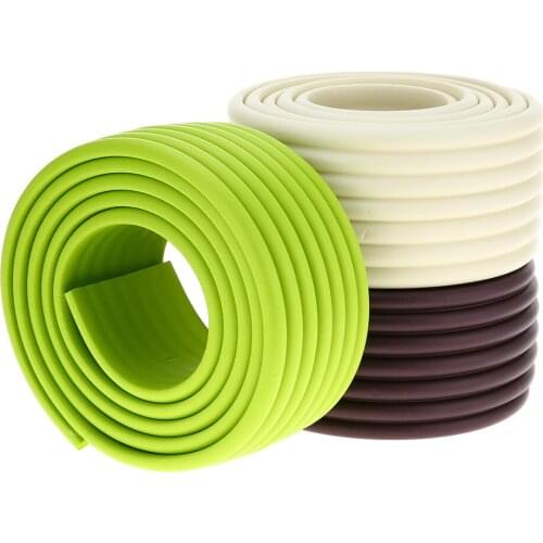 2M Child Safety Soft Corner Protection Glass Coffee Table Edge Corner Guards Rubber Anti-crash Protective Strip Security Product