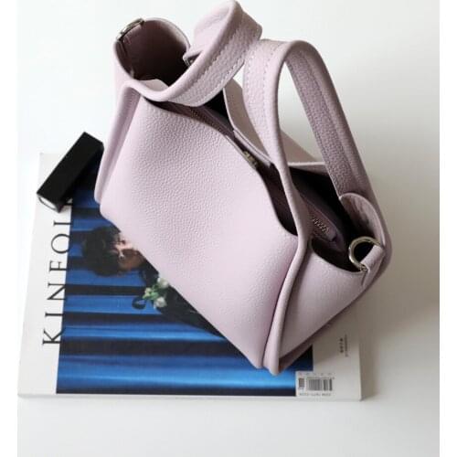 2021 Women Fashion Travel Work Large Capacity One-Shoulder Bag Ladies Soft Leather Big Tote Bucket Bag