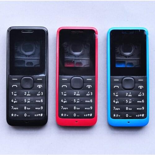 ZUGZUC For Nokia 105 Full Complete Mobile Phone Housing Cover Case+ Keypad