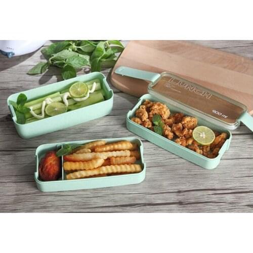1PC 750ml New Portable 3 Layer Healthy Lunch Box Food Container Microwave Oven Lunch Bento Boxes Lunchbox PK 003