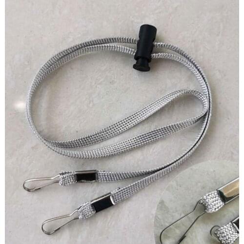 10 Pcs Mask Lanyard Straps Holders for Back of Head or Neck Adjustable Stopper F1CC
