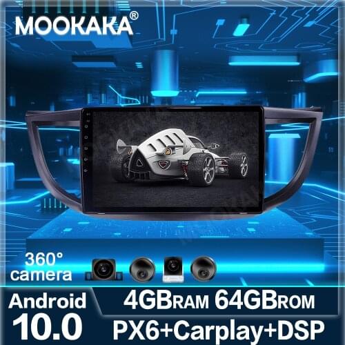 2 din IPS touch screen Android 10.0 Car Multimedia player For Honda CRV 2011-2015 BT audio radio stereo WiFi GPS navi head unit