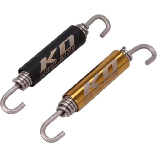 2pcs 86mm Exhaust Springs Motorcycle Connecting Link Pipe Exhaust Mounting Spring Hooks Motorcycle Srpings