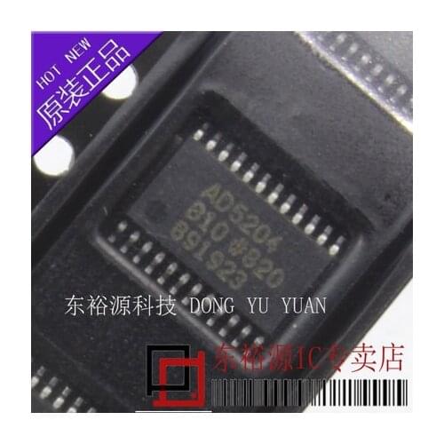 2PCS AD5204BRUZ10 TSSOP-24 AD5204BRUZ TSSOP24 AD5204BRU AD5204 5204 New and original