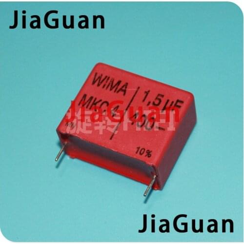 4PCS RED WIMA MKC4 1.5UF 400V PCM27.5 original new MKC-4 155/400V P27.5mm audio 155 hot sale 1u5 1.5uf/400v