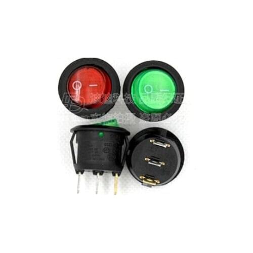 4pcs On/Off Red LED Lighted Round Rocker Switch Car Dash Dashboard BoatTruck RV Boat ATV Home