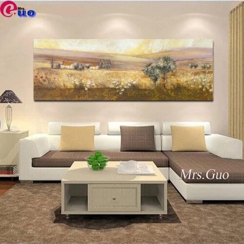 DIY Diamond Painting Nature and topic Landscapes Cross Stitch Home Decor Diamond Embroidery Vintage landscape Tree Large Size