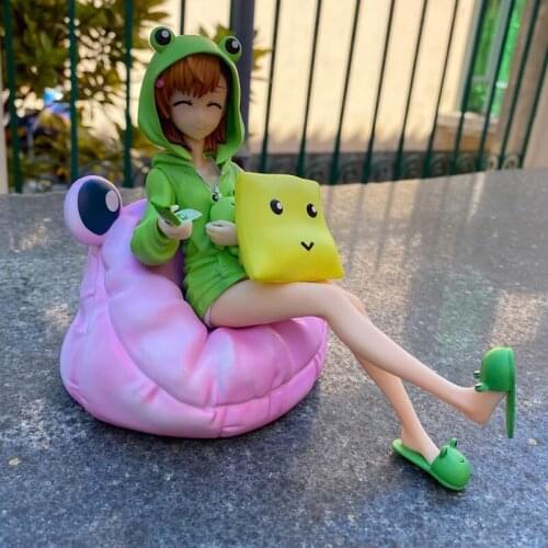 14cm Kawaii A Certain Scientific Railgun Anime Figure PVC Toy Cute Certain Magical Index Misaka Mikoto Doll Room Decor Boy Gifts