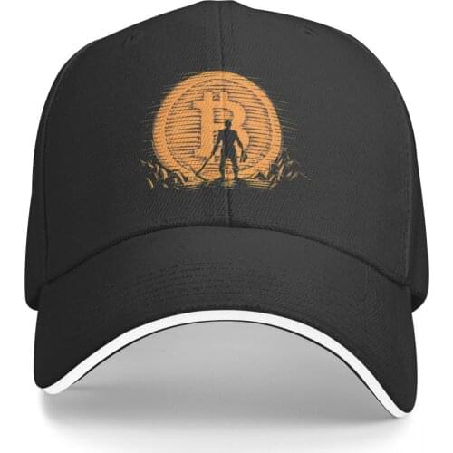 Bitcoin Mining Cryptocurrency BTC Miner Nice Cool D Promo Mens and Womens casquette Print Anime Baseball summer premium hats