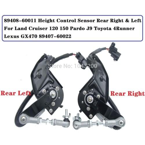 89408-60011 Height Control Sensor Rear Right & Left For Land Cruiser 120 150 Pardo J9 Toyota 4Runner Lexus GX470 89407-60022