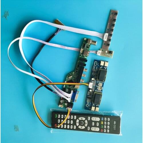 For LTM170EU-L31 1280X1024 17" Digital Signal TV USB 4 lamps New LCD HDMI 30pin Controller Driver Board kit Module VGA AV