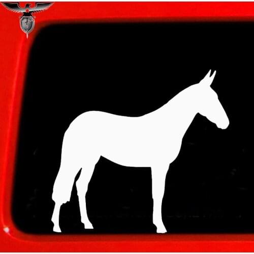 EmpireYing 3 Sizes 8 Colors Hard-working Mules Farm Donkey Car Sticker Laptop Vinyl Decal Grassland Animal Autumn Harvest Horse