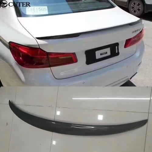G30 G38 MP style Carbon Fiber Car body kit Rear Trunk Spoiler Lip Wing For BMW G30 G38 5 series 2017