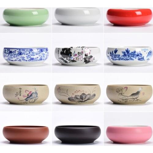 Hydroponic Plant Pots Ceramic Non-porous Large Water-bred Coin Grass Succulents Planting Large-caliber Flower Pots