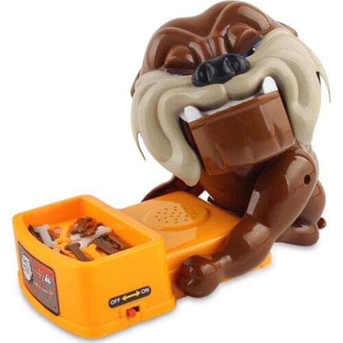 Creative Tricky Novelty Toys Beware of the bad dog table games biting Toys /biting big gray wolves/biting the tiger dog