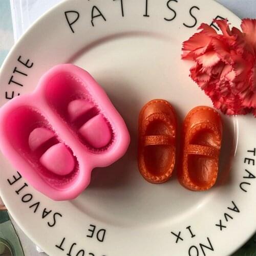 Doll Shoes Silicone Mold Mobile Phone mould Decoration DIY Mode XGY-46