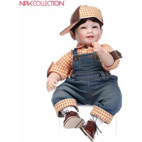 NPKCOLLECTION Reborn Baby Doll Soft Silicone Vinyl Real Touch Newborn 55cm princess bebes reborn for girl toys bonecas