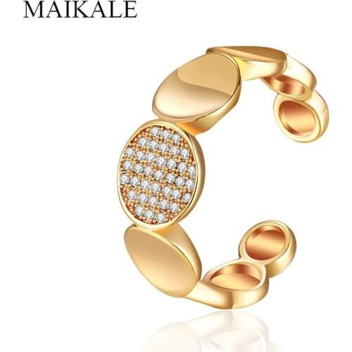 MAIKALE Women's Gold Rings